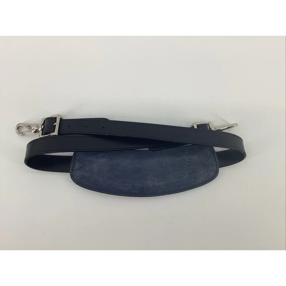 Jack Georges Black Leather Strap  For Briefcase Purse Bag ***STRAP ONLY***